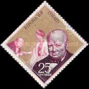 Churchill (1874-1965) & Queen Elisabeth II (1926-2022) 1953
