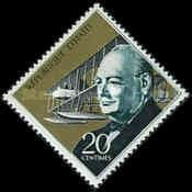 Winston Churchill (1874-1965) & Farman seaplane