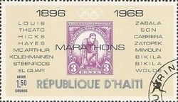 Marathon winners of the Olympic Games 1896-1968