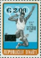 Olympic Games 1984 - Los Angeles Long jump overprinted