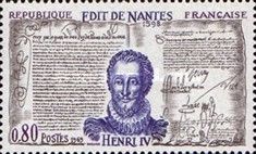 Henri IV (1553~1610) - The Edict of Nantes - 1598