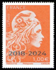 Marianne L'Engagée Overprinted 2018-2024