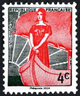 Marianne in a Boat Stamp, 65 Years