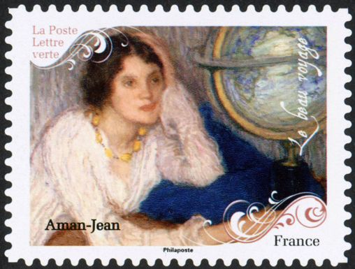 The beautiful journey by Edmond Aman-Jean