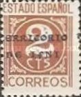 Number two overprinted