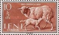 Ewe and Lamb (Ovis ammon aries)