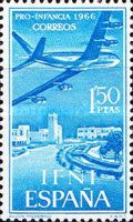 Aircraft over city