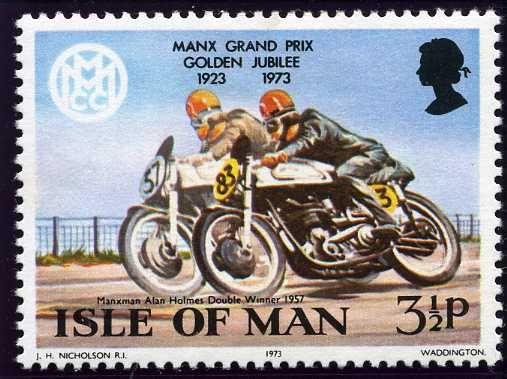 Manxman Alan Holmes, double winner 1957