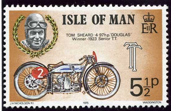 Tom Sheard (Winner 1923, Senior T.T), 4-97 h.p. "Douglas