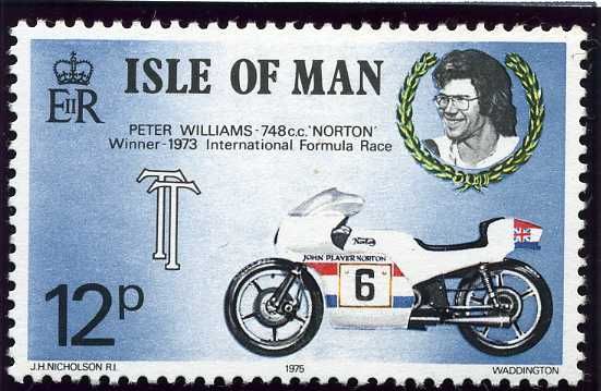 Peter Williams (Winner 1973, Int. Formula Race), "Norton"