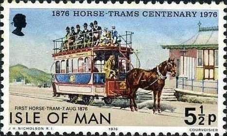 First Horse-Tram, 7. Aug. 1876