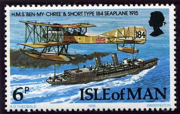 H.M.S. "Ben-MY-Chree"& Short Type 184 Seaplane 1915