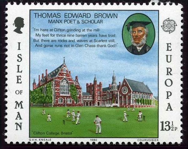 Cricket game "Clifton College, Bristol"