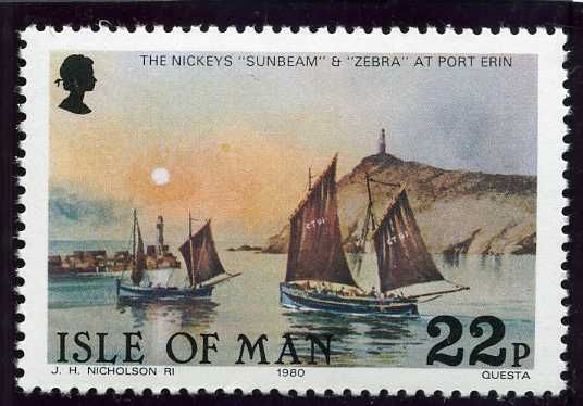 The Nickeys "Sunbeam" & "Zebra" at port Erin