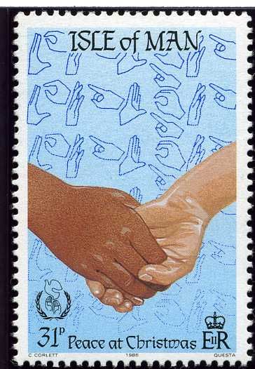 Clapsed Hands and "Peace" in Sign-Language
