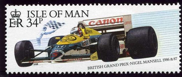 Nigel Mansell in Williams/Honda (British Grand Prix winner)