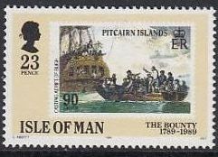 Pitcairn Island 1989 Settlement Bicentanary 90c., No. 345