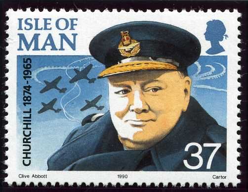 Winston Churchill with R.A.F. Hawker Hurricane Mk I fighters