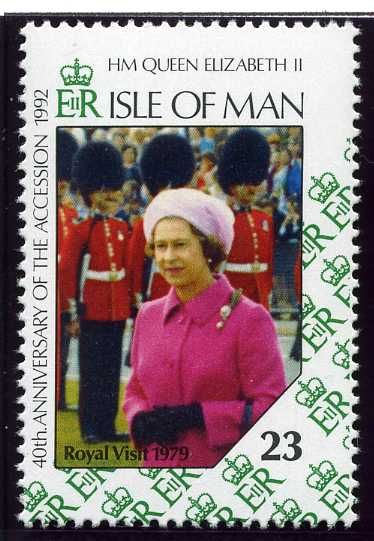 Queen Elizabeth II visiting the Isle of Man, 1979