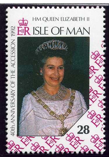 Queen Elizabeth II in evening dress