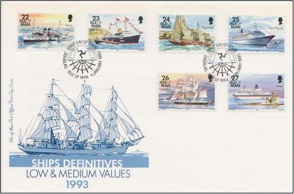 "Lord Nelson" (cadet barque, 1985) and Langness Lighthouse