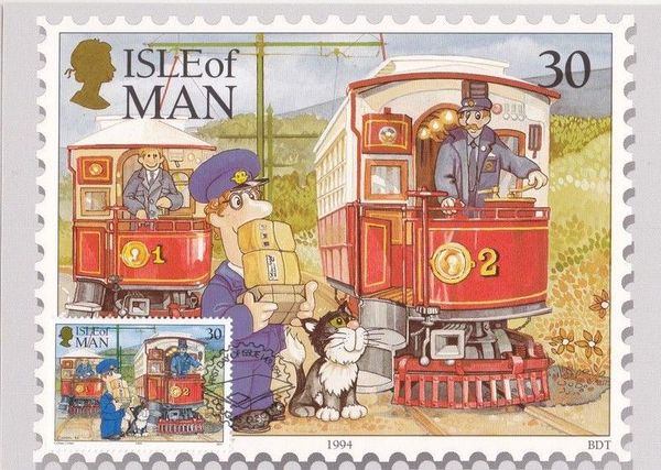 Postman Pat at the Manx Electrical Railway