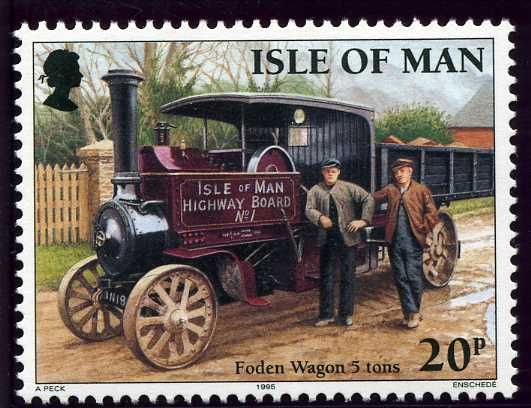 Foden Steam Wagon 5 tons, Highway Board Depot, Douglas