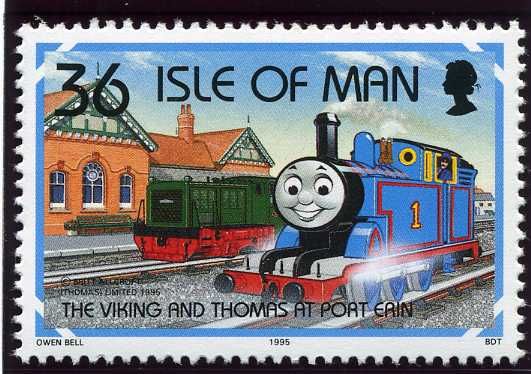 The Viking and Thomas at Port Erin