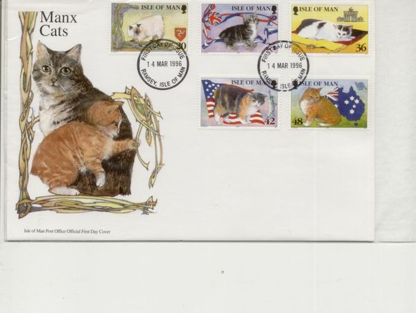 Cat, Map of Australia and Kangaroo