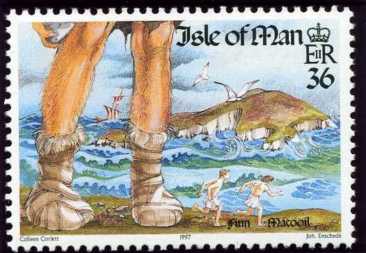 Giant Finn Macooil and Calf of Man