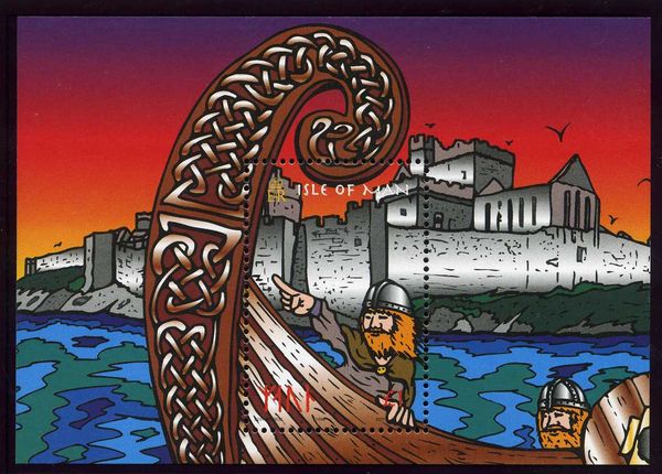 Man on Ship Pointing, Peel Castle