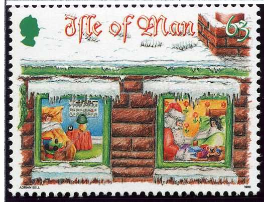 Father Christmas delivering the Presents
