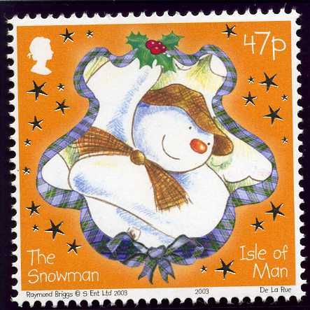 The Snowman (wearing a Brown Hat and Scarf)