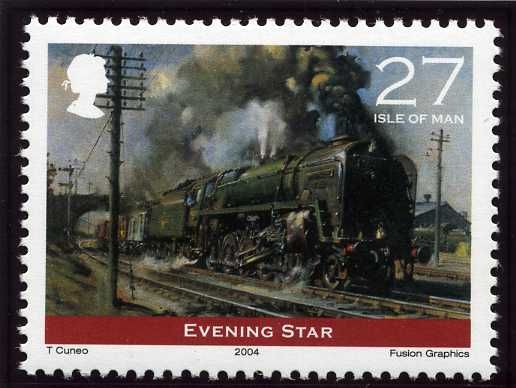 Steam Locomotive "Evening Star" by Terence Cuneo