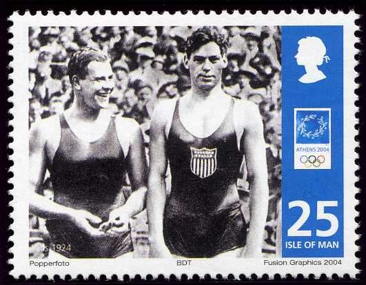 Weissmüller and Andrew Murray "Boy" Charlton, Australia left