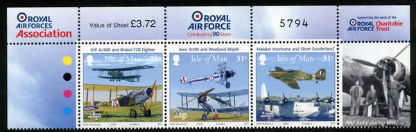 Handley Page 0/400 and Bristol F2B Fighter