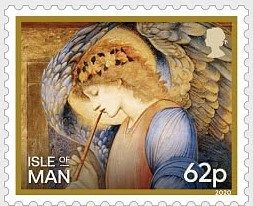 An Angel Playing a Flageolet by Edward Burne-Jones