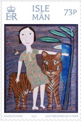 Lady Dreaming of a Tiger, by Eileen Schaer