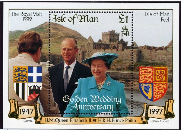 The Royal Visit 1989, Isle of man, Peel