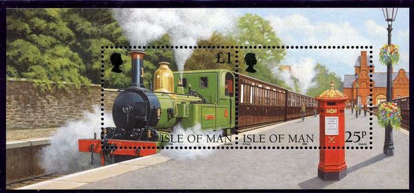 Locomotive No. 1: "Sutherland" at Douglas Station