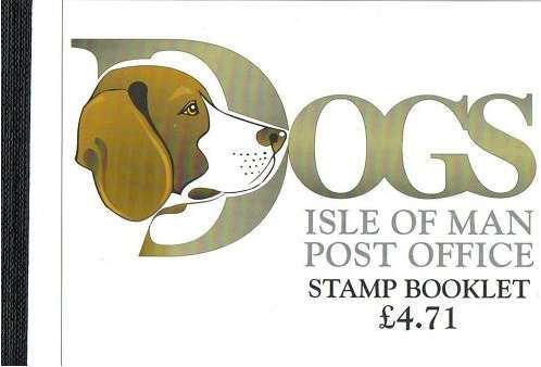 Isle of man Post office Stamp Booklet "Dogs"