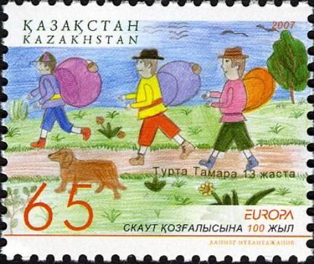 Centenary of Scouting - Drawing by Tamara Turta, 13