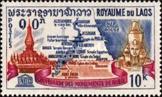 Temple of That Luang, Map of Nubia and Ramses II