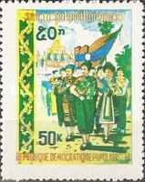 Women with flag