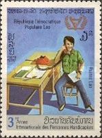 People with disabilities at the desk