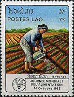 Watering crops