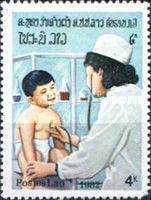 Nurse examining child