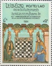 Two women playing chess