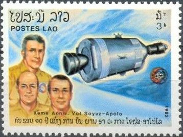 American Astronauts; T. Stafford, V. Brand and D. Stayton