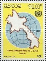 Map of Laos